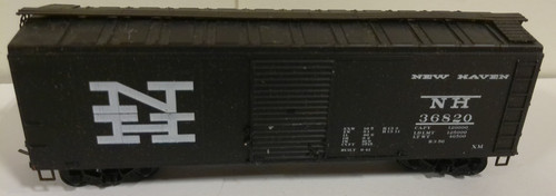 VAGÓN DE CARGA VINTAGE BOWSER ESCALA HO NEW HAVEN 40' #36820 TOTALMENTE MONTADO CON KADEE | Condition: Used