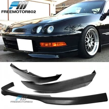 Fit 94-97 Acura Integra 2Dr Type R Style PU Front + ABS Rear Bumper Lip Diffuser