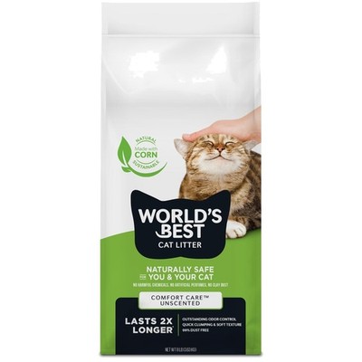 Eco-Friendly Cat Litter 8lb - Quick Clumping, Unscented