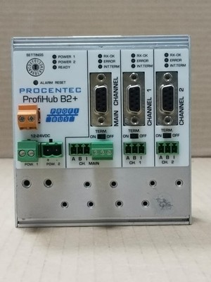 Procentec PROFIHUB B2+ - PROFIBUS, 12-24V DC
