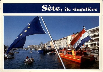 Sete Ile Singuliere France vintage postcard c756