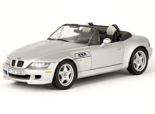 ✅1/18 Bburago Car BMW M3 Z3 Roadster 1996 Silver Grey Silver Diecast Burago