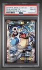 Pokémon TCG Blastoise EX XY122 BLACK STAR PROMO Red & Blue collection  PSA 8