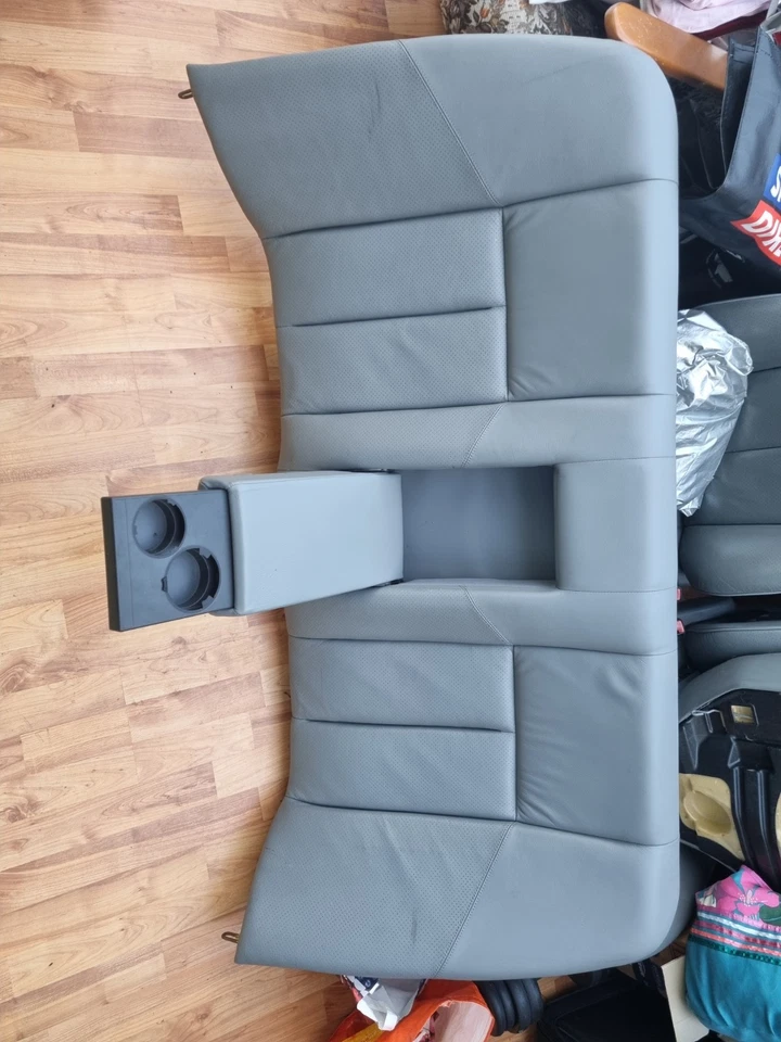 W202 Mercedes C Class Leather Heated Seats Grey Front And Back - Image 3 of 3