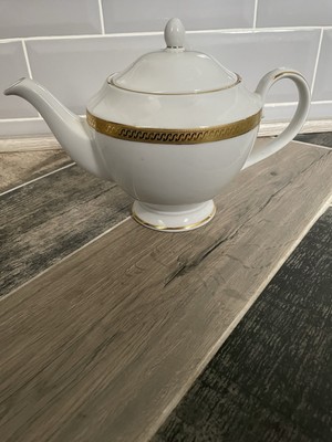 FAIRMONT LINTON GOLD CHINA TEEKANNE TEA POT TOP ZUSTAND