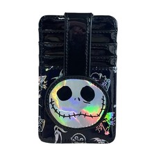 Disney Parks Loungefly Holographic Nightmare Before Christmas Card Holder Wallet