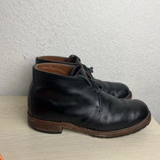 Red Wing 9024 Heritage Mens Size 9 Boots NEEDS RESOLED Beckman Chukka Black