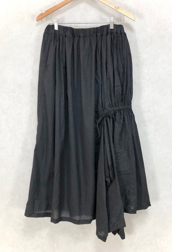 Y-3 Yohji Yamamoto Asymmetry Long Skirt Black S