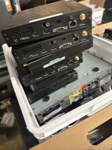 LOT OF (6) Lenovo ThinkCentre M72e, Intel Core i5 With POWER CHARGER