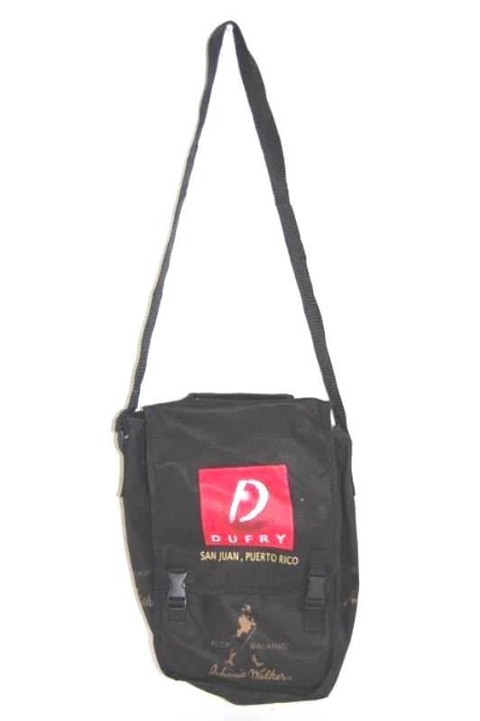 Dufry Johnnie Walker Shoulder Bag San Juan Puerto Rico Black Collectible