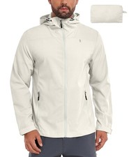 Little Donkey Andy Men's Full Zip Hooded Lightweight Outdoor Jacket UPF Cooli...