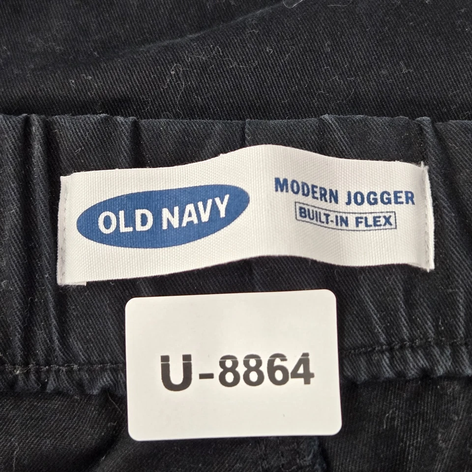 Pantalones deportivos Old Navy para hombre XL negros Jogger sarga modernos flexibles incorporados Foto 2 de 4