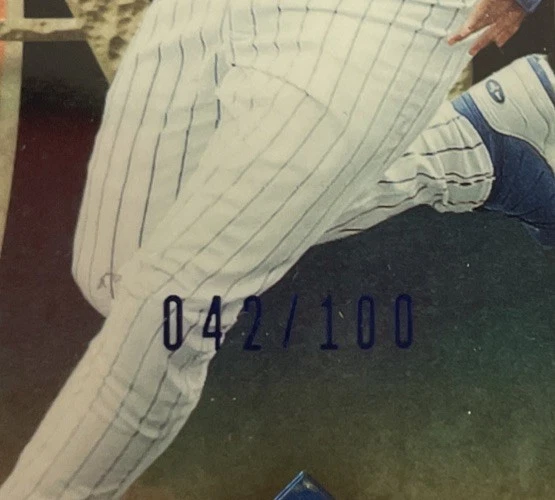 💥Serial #d💥 2005 Artifacts Rainbow Blue #8 Aramis Ramirez #/100 - Image 3 of 3