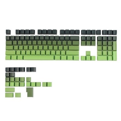 PBT Keycaps Customs Keycaps Gradients Green Keycaps OEM Profile 133 Key Keyboard