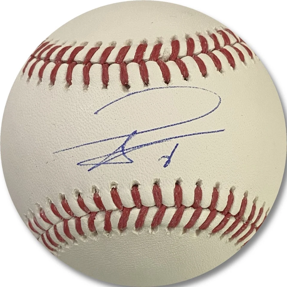 Hye Seong Kim Firmado Autografiado Béisbol Punto Dulce Dodgers BAS