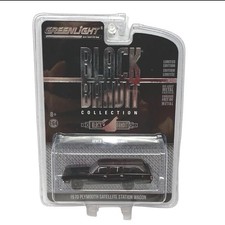 Greenlight 1970 Plymouth Satellite Wagon Black Bandit (Series 24) 1:64 Diecast