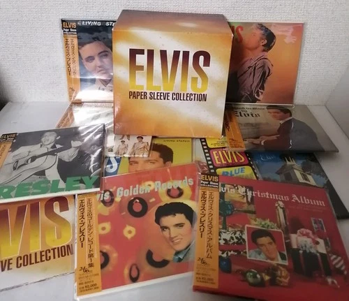 Elvis Presley 10 Japan mini-LP CD set S/T first album, Blue Hawaii, Christmas +7