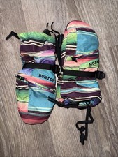 Burton Ski Snowboarding Winter Mittens Multicolor kids size M
