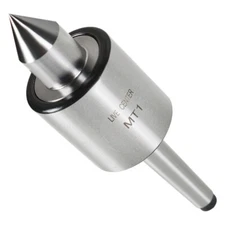 MT1 Live Center #1 Morse Taper 1MT Triple Bearing Lathe Medium Duty