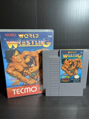 Tecmo World Wrestling (Nintendo Entertainment System, 1990) Cart + Bonus