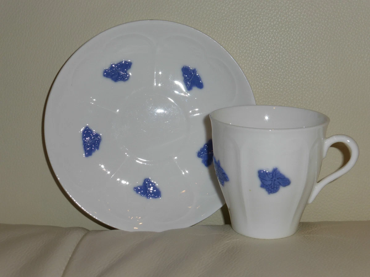 Gustavsberg Bla-Blom Demitasse Cup and Saucer
