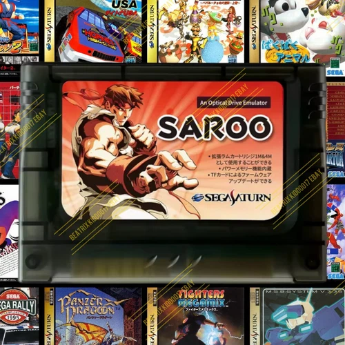 256GB Sega Saturn SAROO HD Loader SS Everdrive NEW CHIP System 2025 UPDATED 