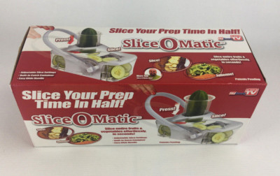 Telebrands Slice-O-Matic Vegetable Slicer Kitchen Tool Gadget As