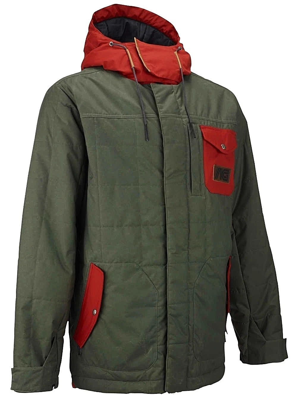 ANALOG Men's ABANDON Snow Jacket - Moss Green - Medium - NWT