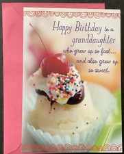 Happy Birthday Granddaughter Card Hallmark Greeting Card