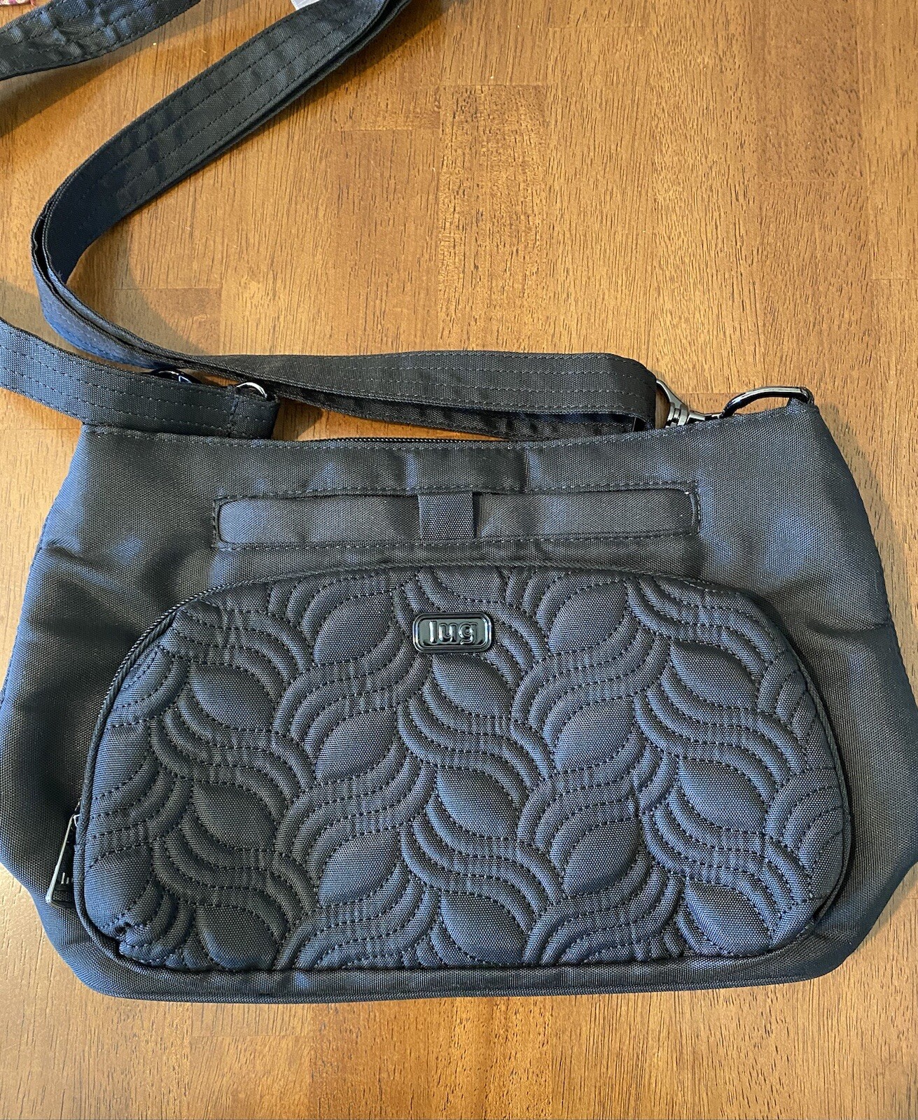 LugRFID Shoulder Bag Samba Brushed Black eBay