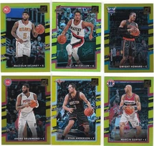 17/18 2017/18 Donruss Holo Yellow Laser #4 Malcolm Delaney Hawks /25