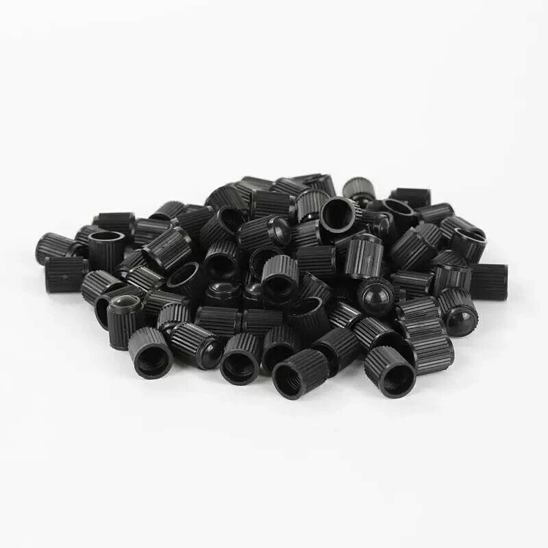 1000PCS Cap black,Universal Plastic Car Motor Tire Valve Stem Caps W/Washer (US) Foto 4 de 4