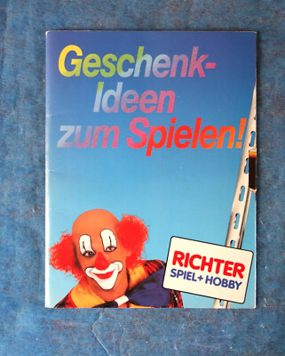 Ancien Calendrier Richter Spiel + Hobby - Édition Sega - Années 90 - Rare !