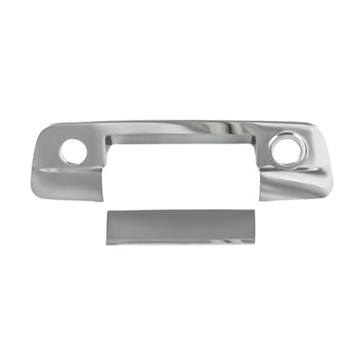 New Chrome ABS Rear Accent Trim for 2009-2014 Dodge Ram   With Camera & Keyhole