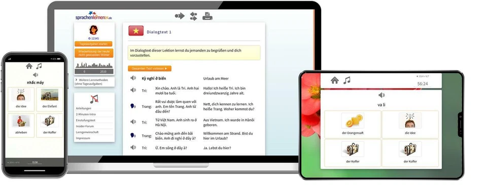 Vietnamesisch Business Sprachkurs Sparpaket B2/C2 Onlinekurs Sprachenlernen24NEU - Bild 2 von 2