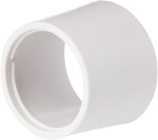 Replacement Short Lamp Holder Skirt, White 28mm (1.1/8 inch) - Pack of 2 Pieces