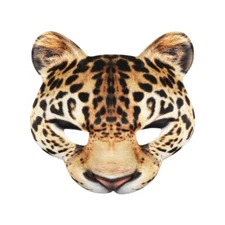 1pc Leopard Cosplay Half Mask Halloween Party Mask Masquerade Animal Mask New