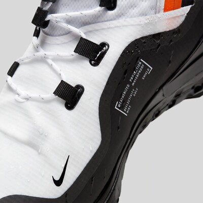 Nike Air Zoom Infinity Tour Shield White Orange Black Men's Size