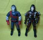 VINTAGE GI LOT OF 2 JOE MAJOR BLUDD MERCENARY FIGURE + ROCK VIPER