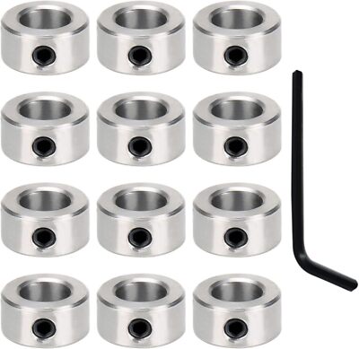 Metall Stellring Stellringe mit Gewindestift 3mm bis 16mm Feststellring neu