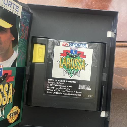 Sega Genesis Tony La Russa Baseball getestet CIB mit Statistiken!! - Bild 5 von 9