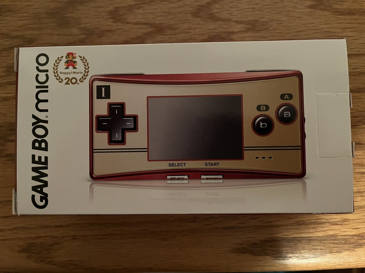 GAMEBOY micro ニンテンドー ゲームボーイミクロ 20周年モデル ゲームボーイミクロ Nintendo GAMEBOY micro 20th