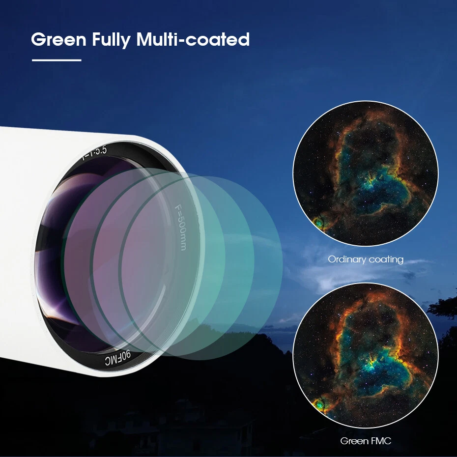 SVBONY SV48P 2" 90500 Astronomical Telescope Refractor OTA Double Speed Focuser - Image 4 of 4