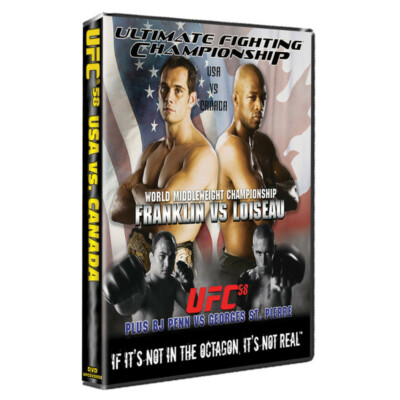 UFC 58 USA Canada DVD UK