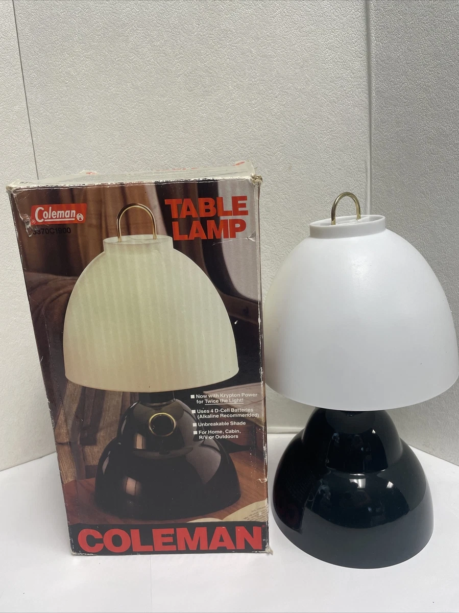 Vintage coleman hotsell table lamp