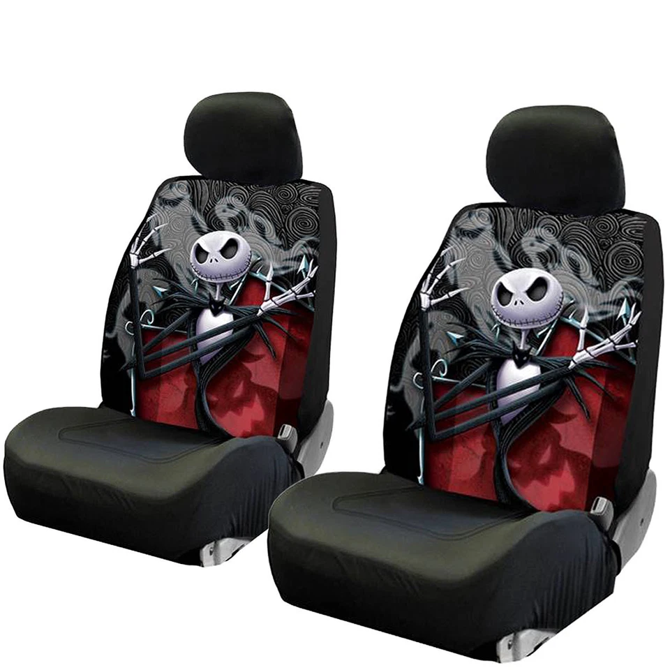 Funda de asiento de coche fantasmal para AUDI Jack Skellington Pesadilla antes de Navidad Foto 2 de 4