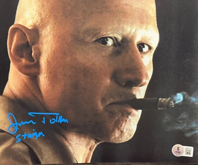 top gun tobacco James Tolkan Signed 8x10 Photo Top Gun Authentic Autograph Beckett Witness