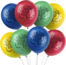 Harry Potter Party Balloons Happy Birthday Party Decorations Latex Balloons x 8