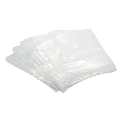 200 Resealable 4 Mil Clear Poly 6'' X 9'' Zip Seal Big Food Storage Bags