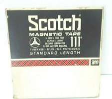 Vintage Scotch 7 " Magnetic Tape NO. 111 1/4"x1200